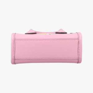 Pre-owned Gucci Bananya Mini Pink Leather 671623 shoulderbag | stylenewstar