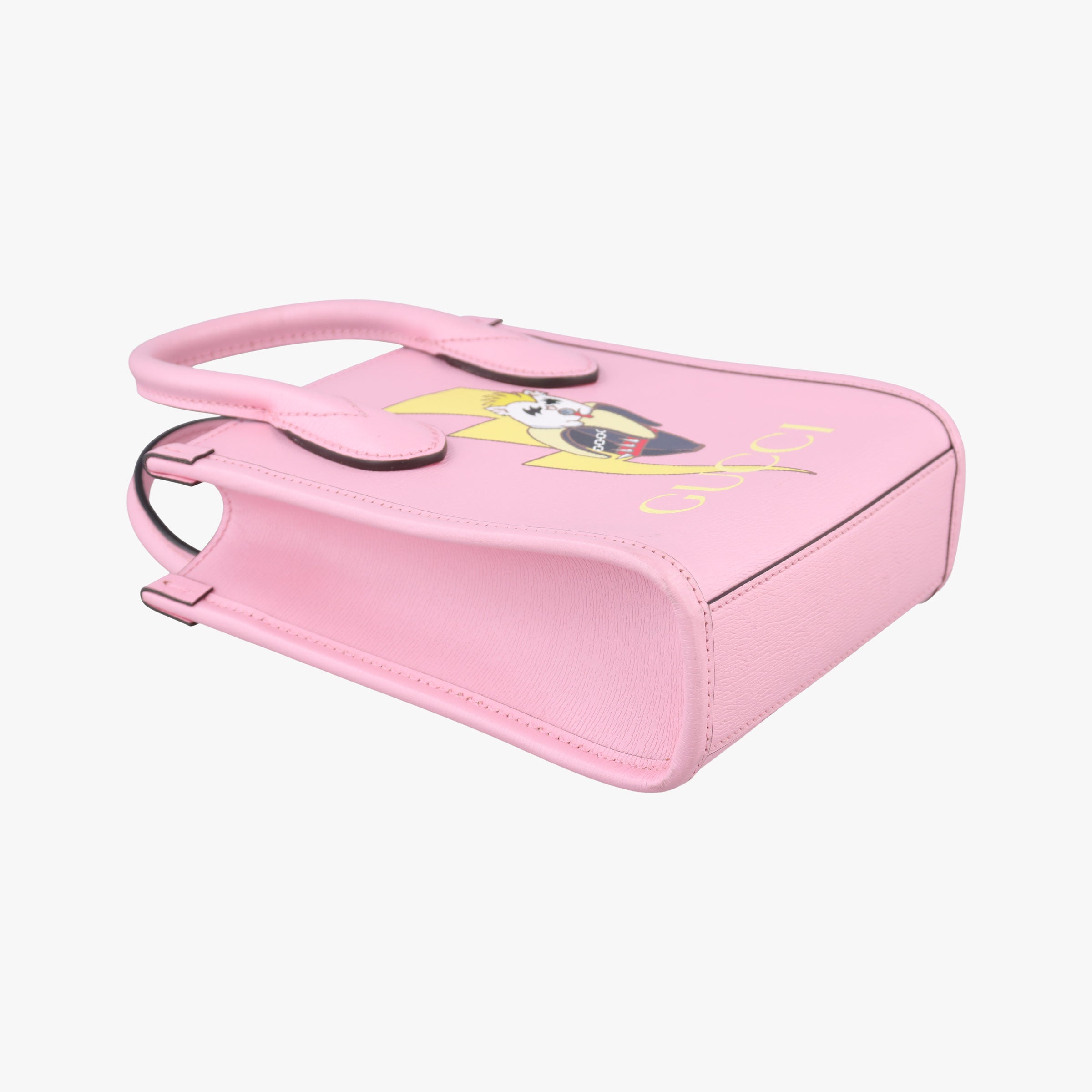 Pre-owned Gucci Bananya Mini Pink Leather 671623 shoulderbag | stylenewstar
