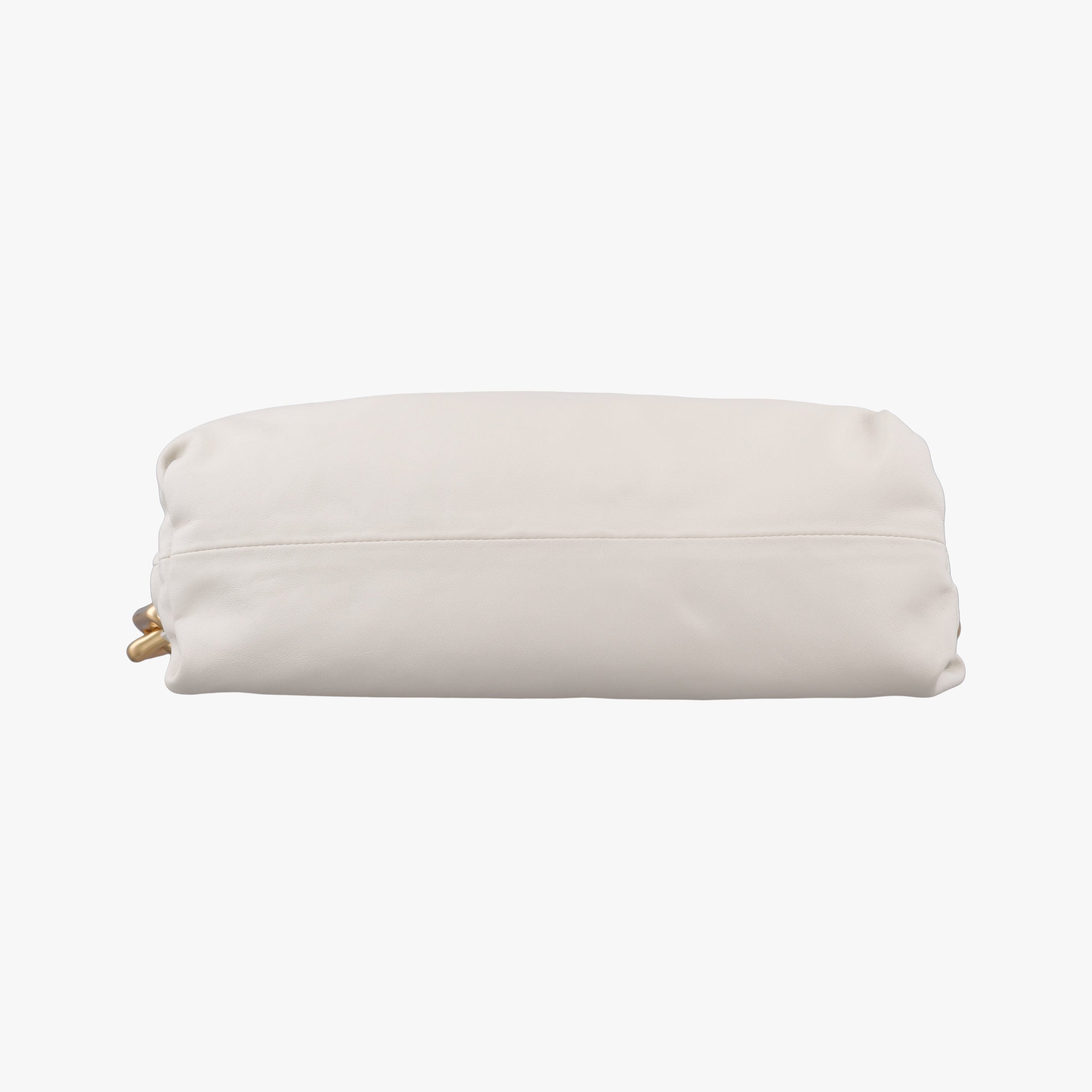 Vintage Bottega Veneta THE Chain Pouch White lambskin  shoulderbag | stylenewstar