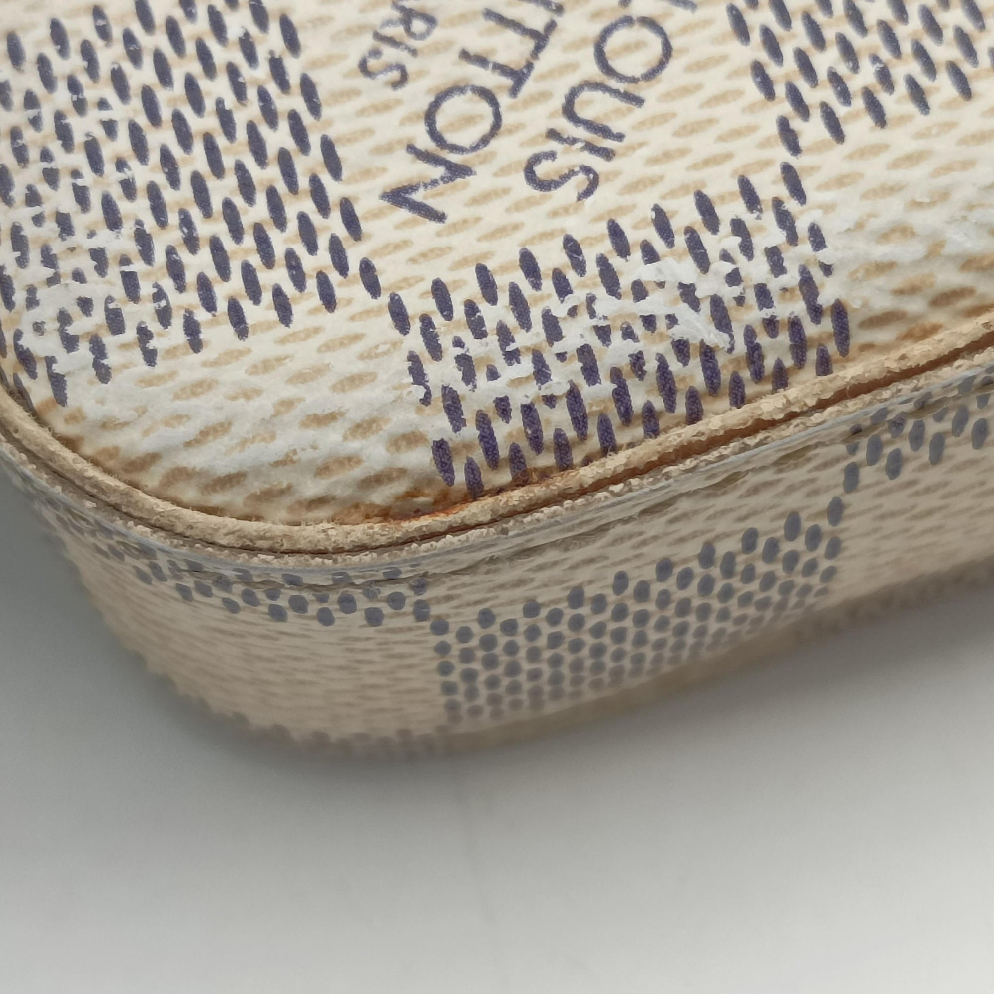 Pre-owned Louis Vuitton Pochette Felicie Azur Damier Canvas N63106 shoulderbag | stylenewstar