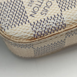 Pre-owned Louis Vuitton Pochette Felicie Azur Damier Canvas N63106 shoulderbag | stylenewstar