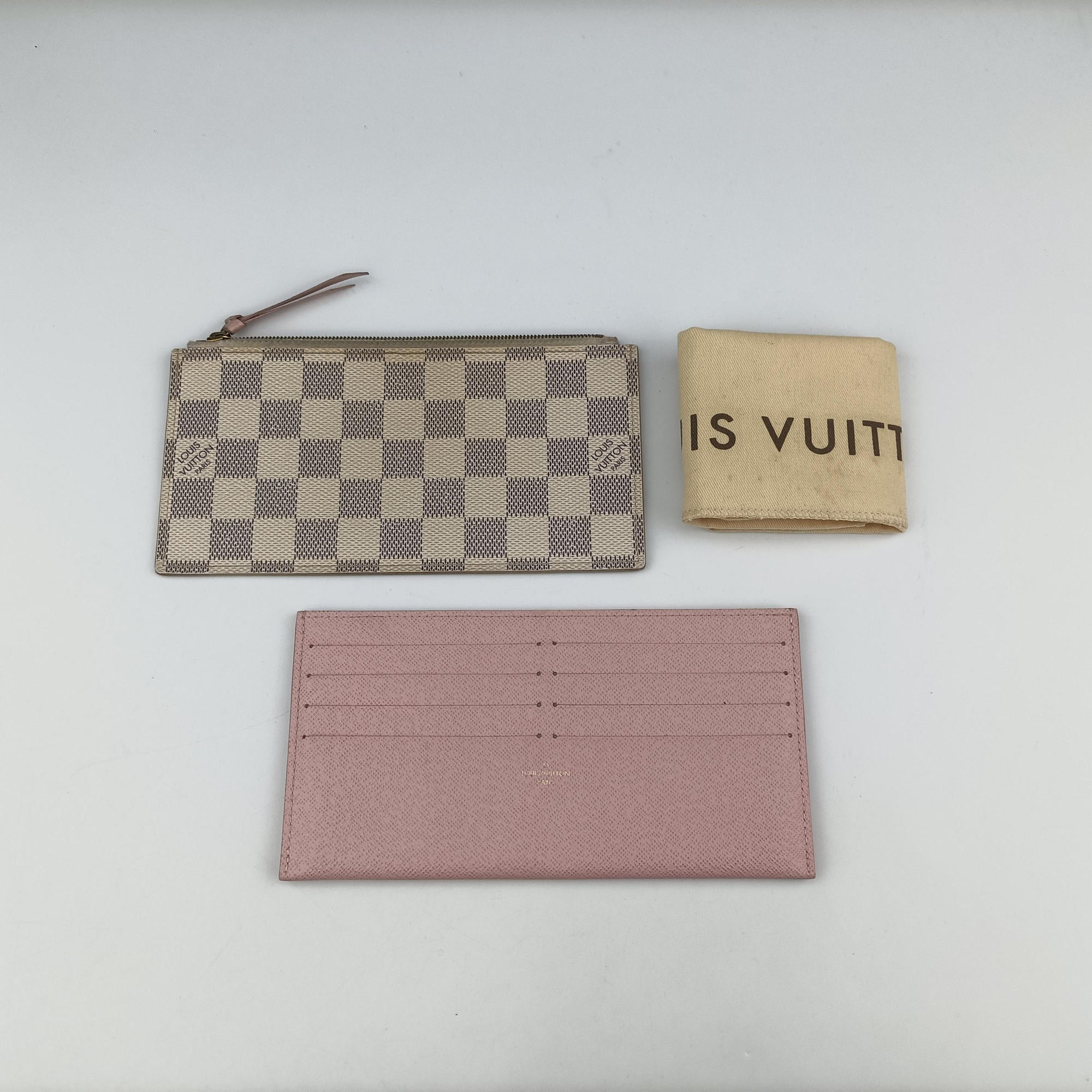Pre-owned Louis Vuitton Pochette Felicie Azur Damier Canvas N63106 shoulderbag | stylenewstar
