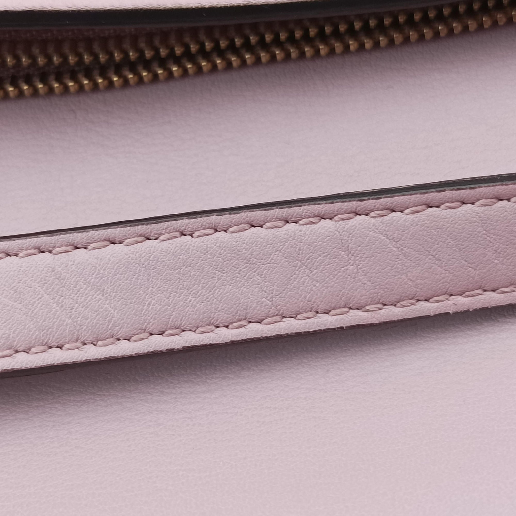 Pre-owned Gucci Interlocking G Pink Leather 369664 shoulderbag | stylenewstar