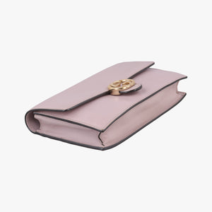 Pre-owned Gucci Interlocking G Pink Leather 369664 shoulderbag | stylenewstar
