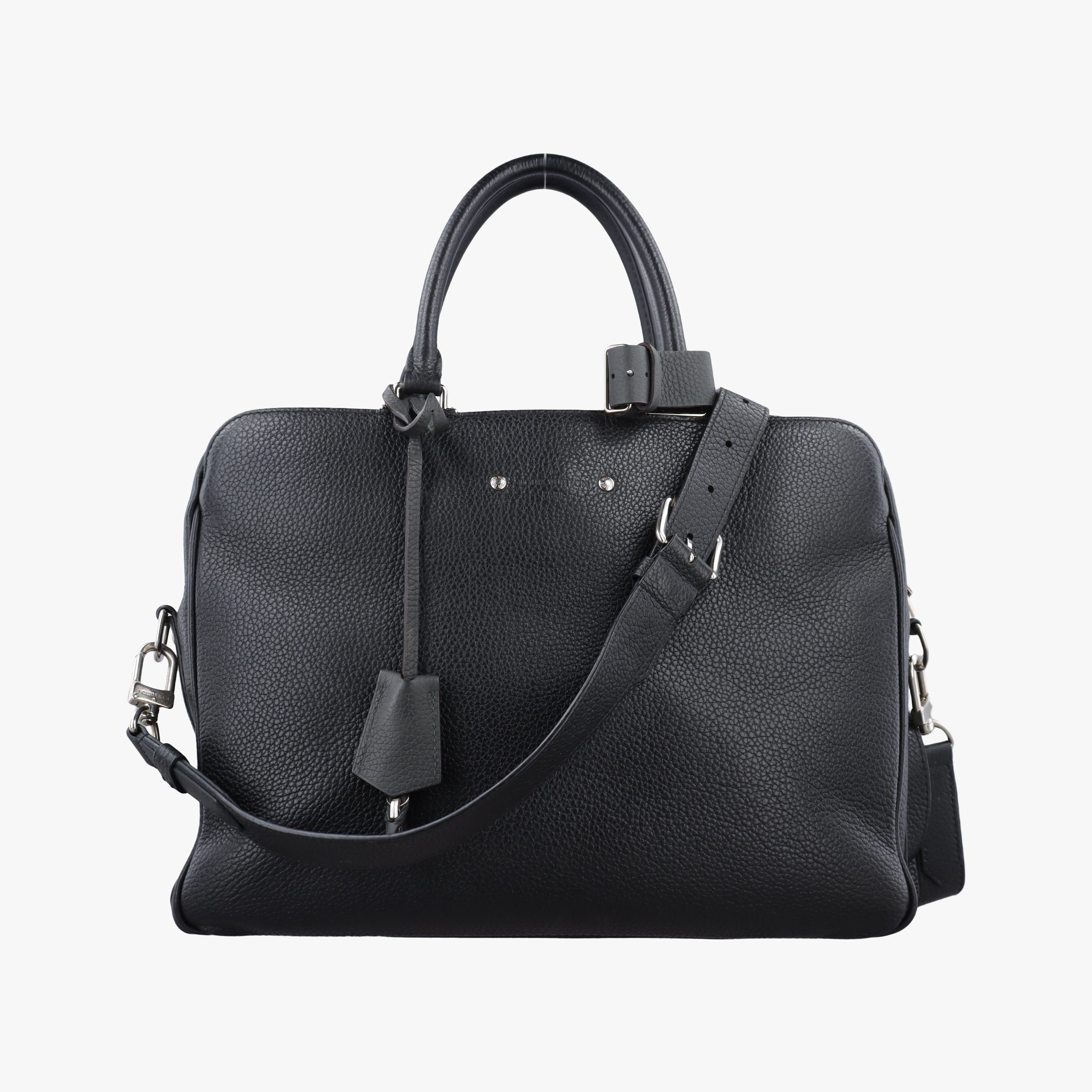 Pre-owned Louis Vuitton Armand Briefcase MM Noir Taurillon leather M54381 shoulderbag | stylenewstar