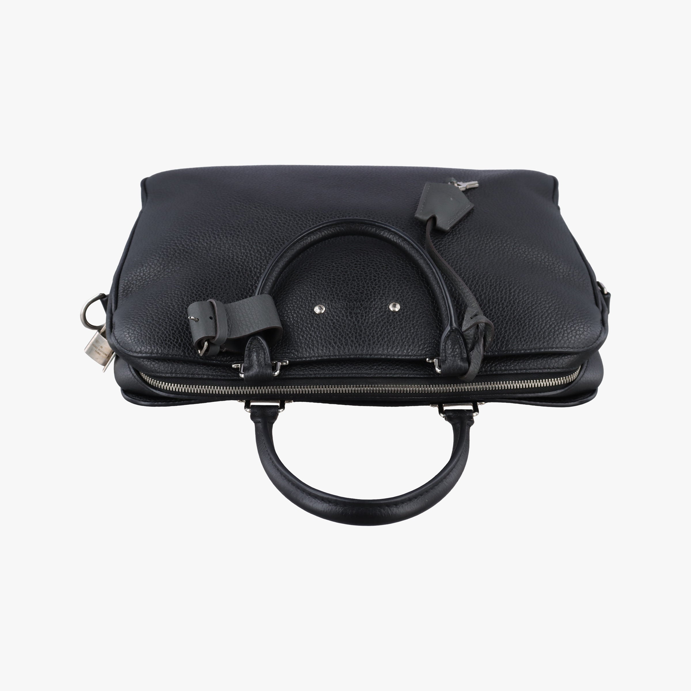 Pre-owned Louis Vuitton Armand Briefcase MM Noir Taurillon leather M54381 shoulderbag | stylenewstar