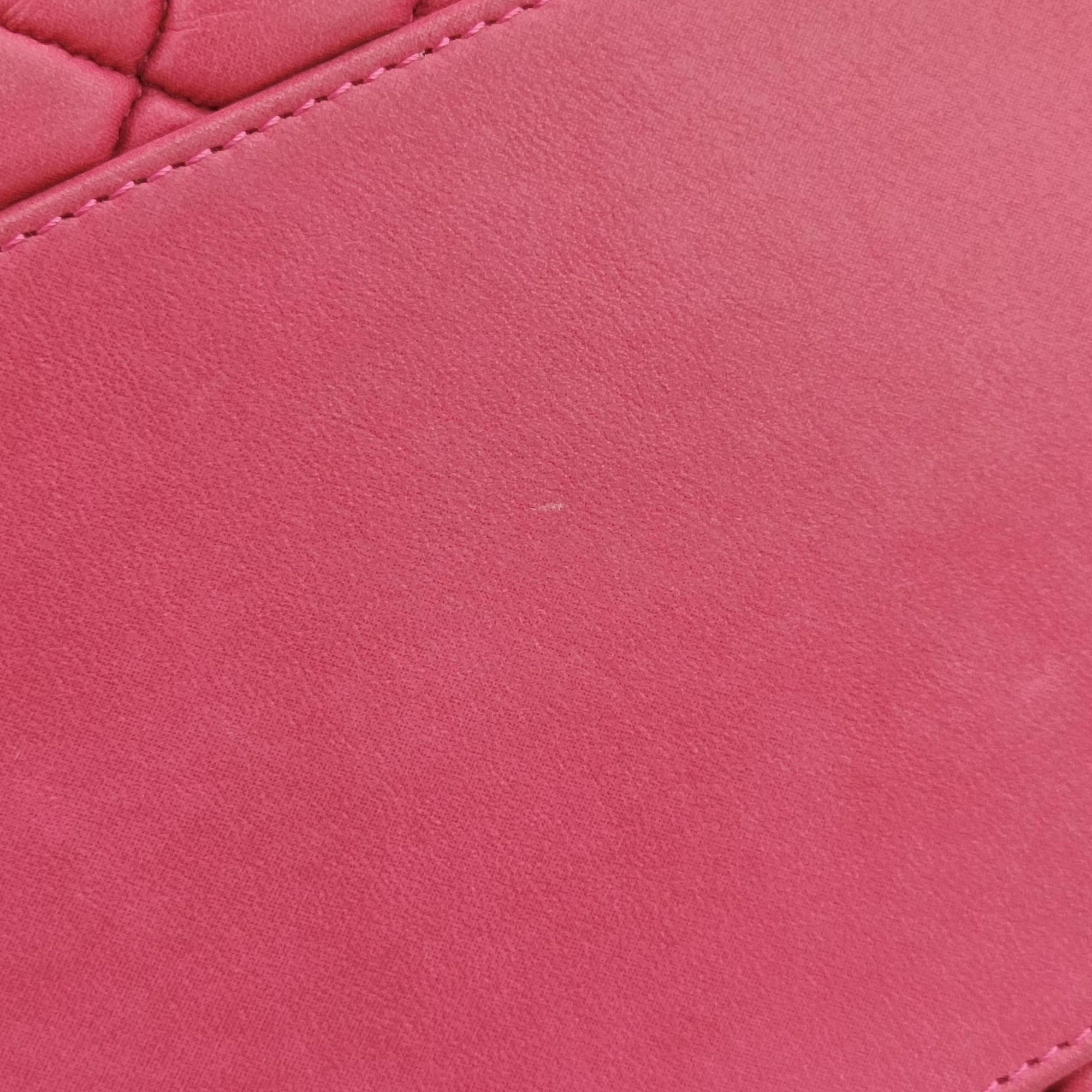 Vintage Chanel Matelasse cocomark Mademoiselle Red Iridescent Calfskin A67389 handbag | stylenewstar