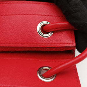 Pre-owned Hermes Sac Aline mini Red lambskin  shoulderbag | stylenewstar