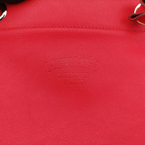 Pre-owned Hermes Sac Aline mini Red lambskin  shoulderbag | stylenewstar