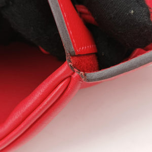 Pre-owned Hermes Sac Aline mini Red lambskin  shoulderbag | stylenewstar