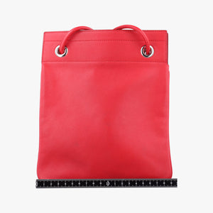 Pre-owned Hermes Sac Aline mini Red lambskin  shoulderbag | stylenewstar