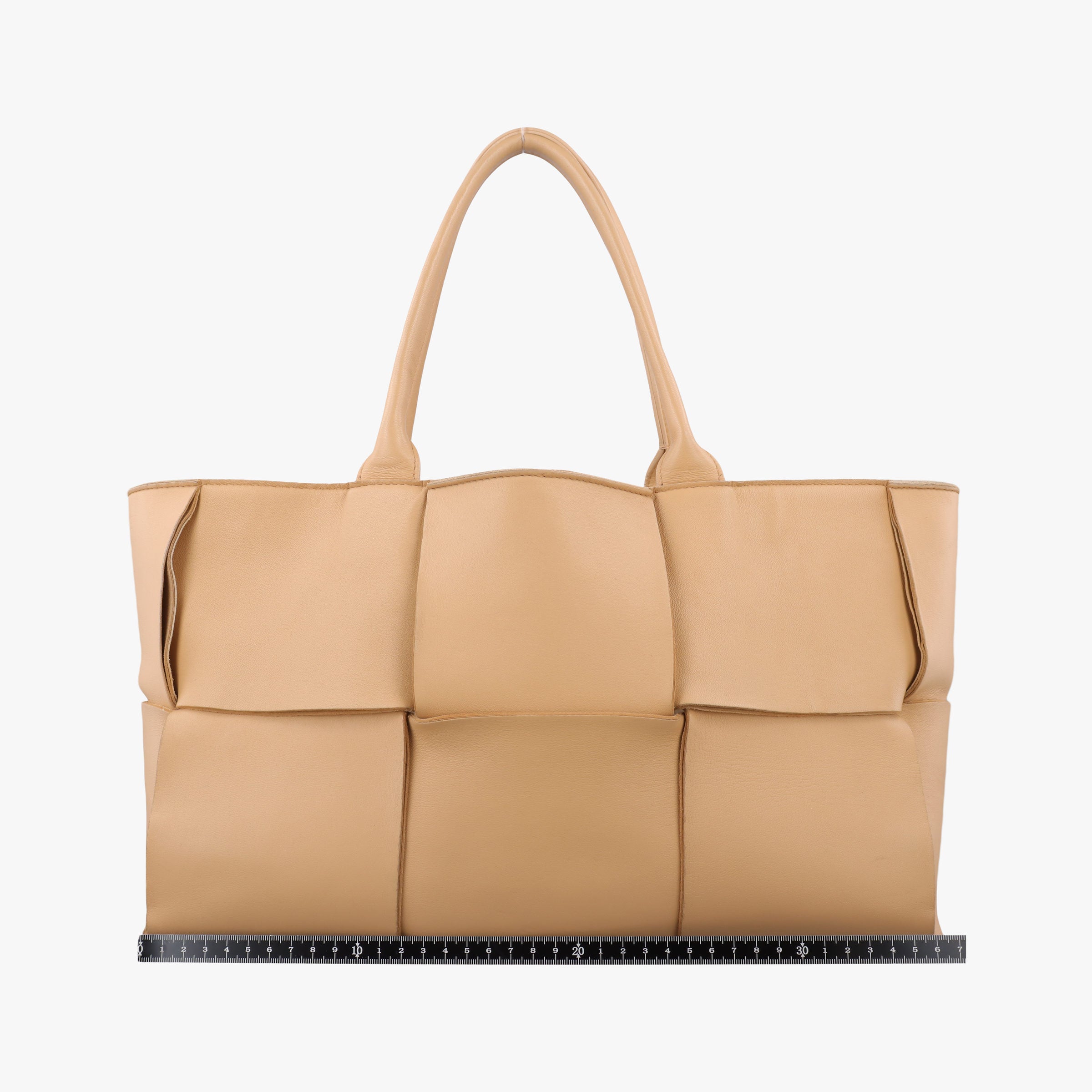 Vintage Bottega Veneta THE ARCO Tote khaki lambskin  handbag | stylenewstar