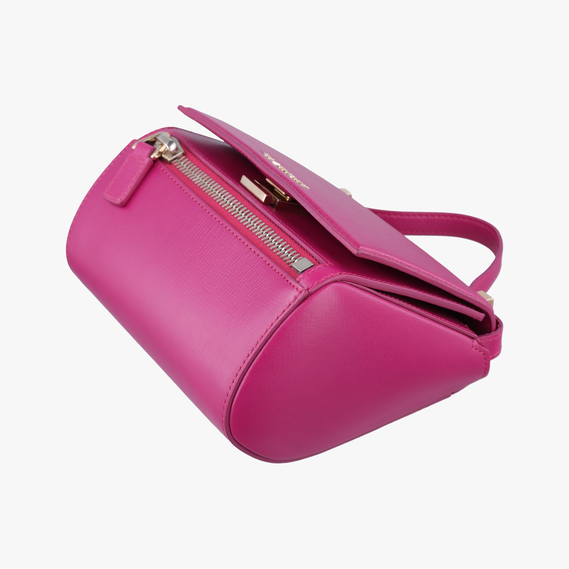 Pre-owned Givenchy Pandora Box Rose Leather  shoulderbag | stylenewstar