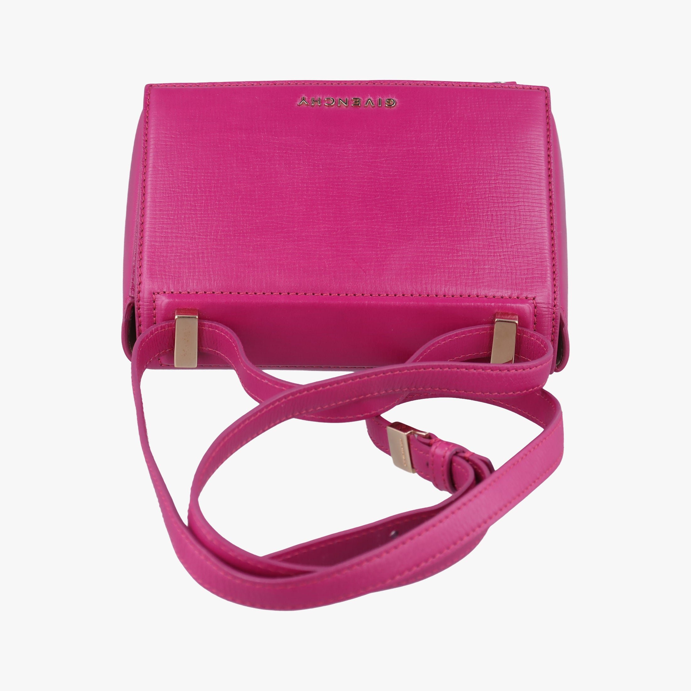 Pre-owned Givenchy Pandora Box Rose Leather  shoulderbag | stylenewstar