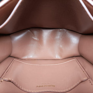Pre-owned Burberry TB structured Brown Leather  bum bag/waist bag | stylenewstar