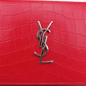 Pre-owned Yves Saint Laurent KATE Red Leather 377829 shoulderbag | stylenewstar