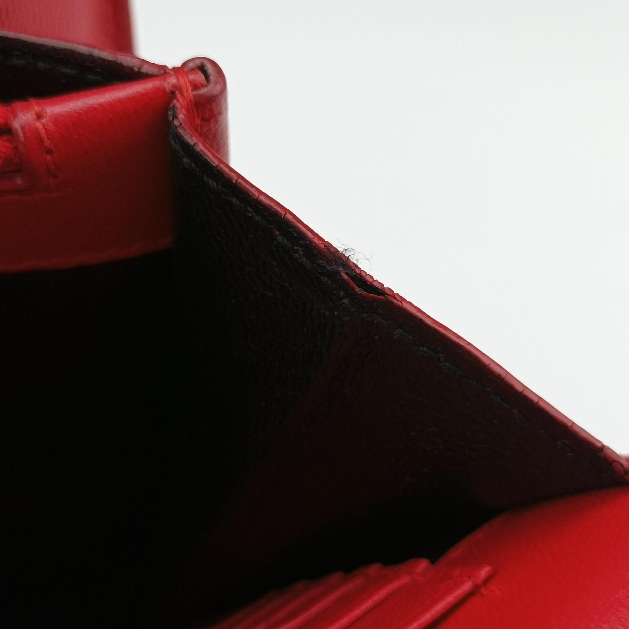 Pre-owned Yves Saint Laurent KATE Red Leather 377829 shoulderbag | stylenewstar