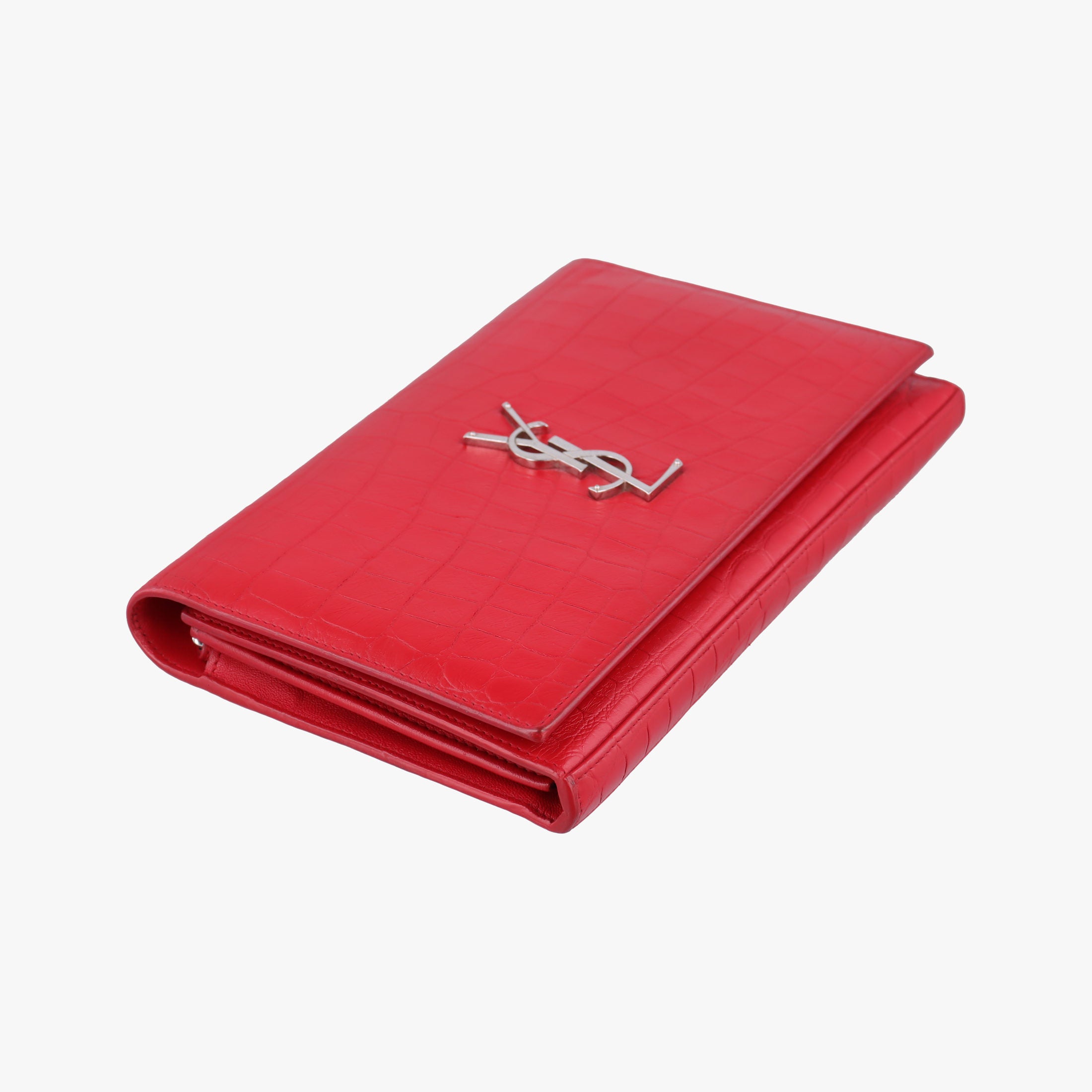 Pre-owned Yves Saint Laurent KATE Red Leather 377829 shoulderbag | stylenewstar