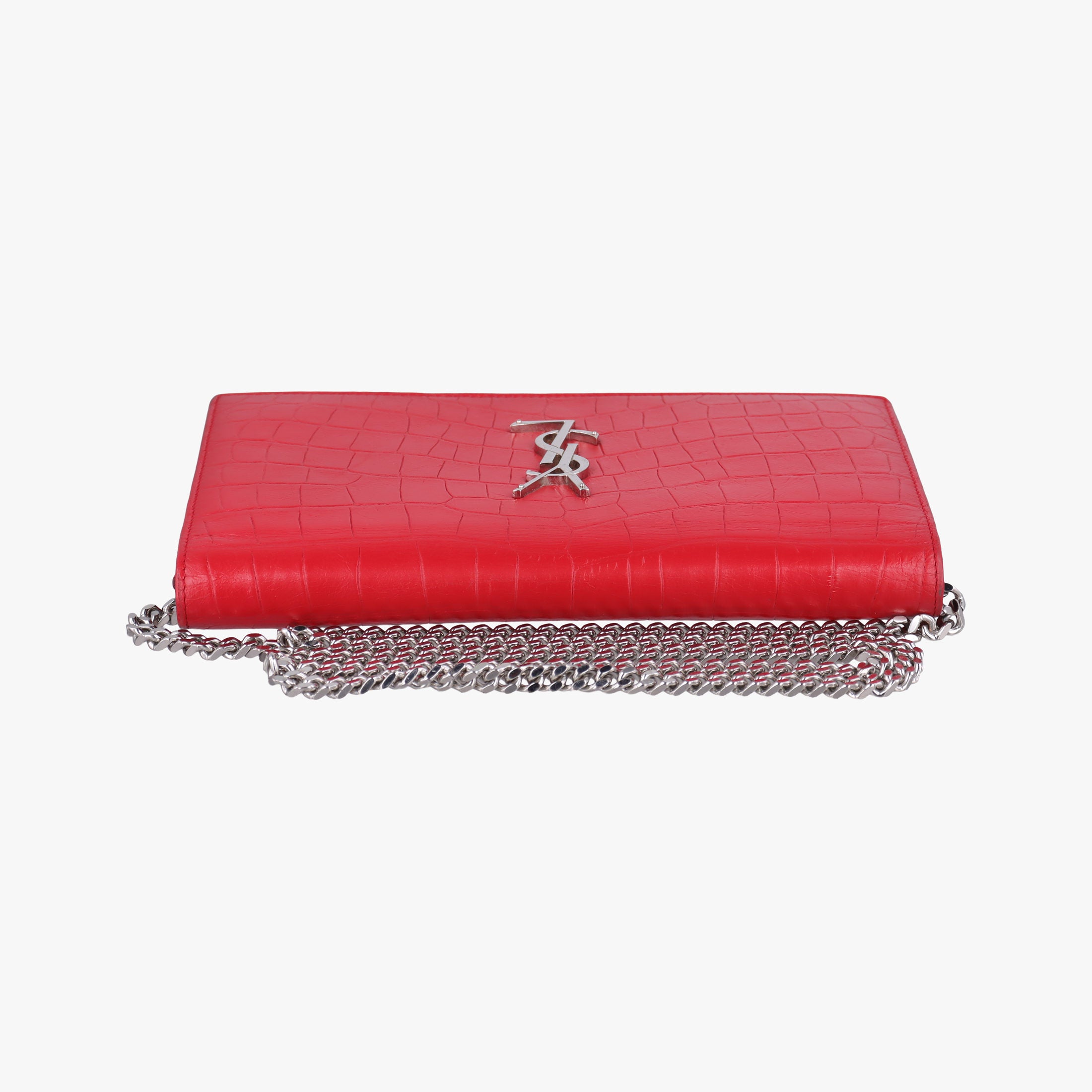 Pre-owned Yves Saint Laurent KATE Red Leather 377829 shoulderbag | stylenewstar