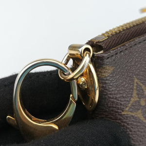 Pre-owned Louis Vuitton Pochette Mila MM brown Monogram Canvas M60094 shoulderbag | stylenewstar