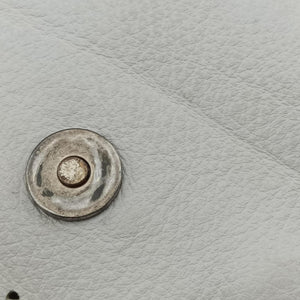 Pre-owned Christian Dior Gaucho White leather  handbag | stylenewstar