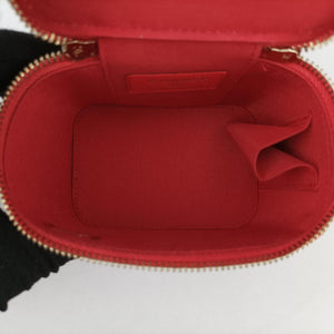Pre-owned Chanel Raffia CC Mini Vanity Orange x Beige Raffia × Leather AP1998 shoulderbag | stylenewstar