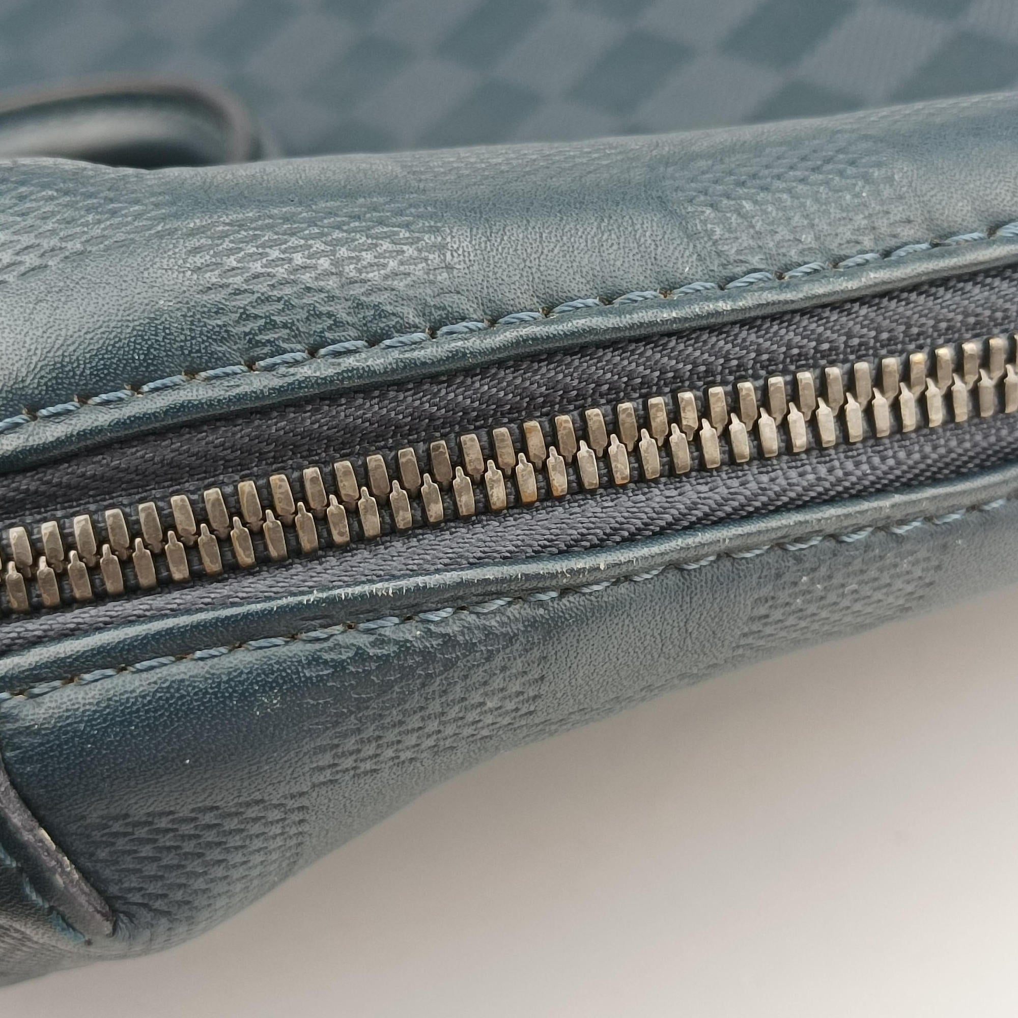 Pre-owned Louis Vuitton Porte Documents Jour Cosmos Damier Infinie N48224 shoulderbag | stylenewstar