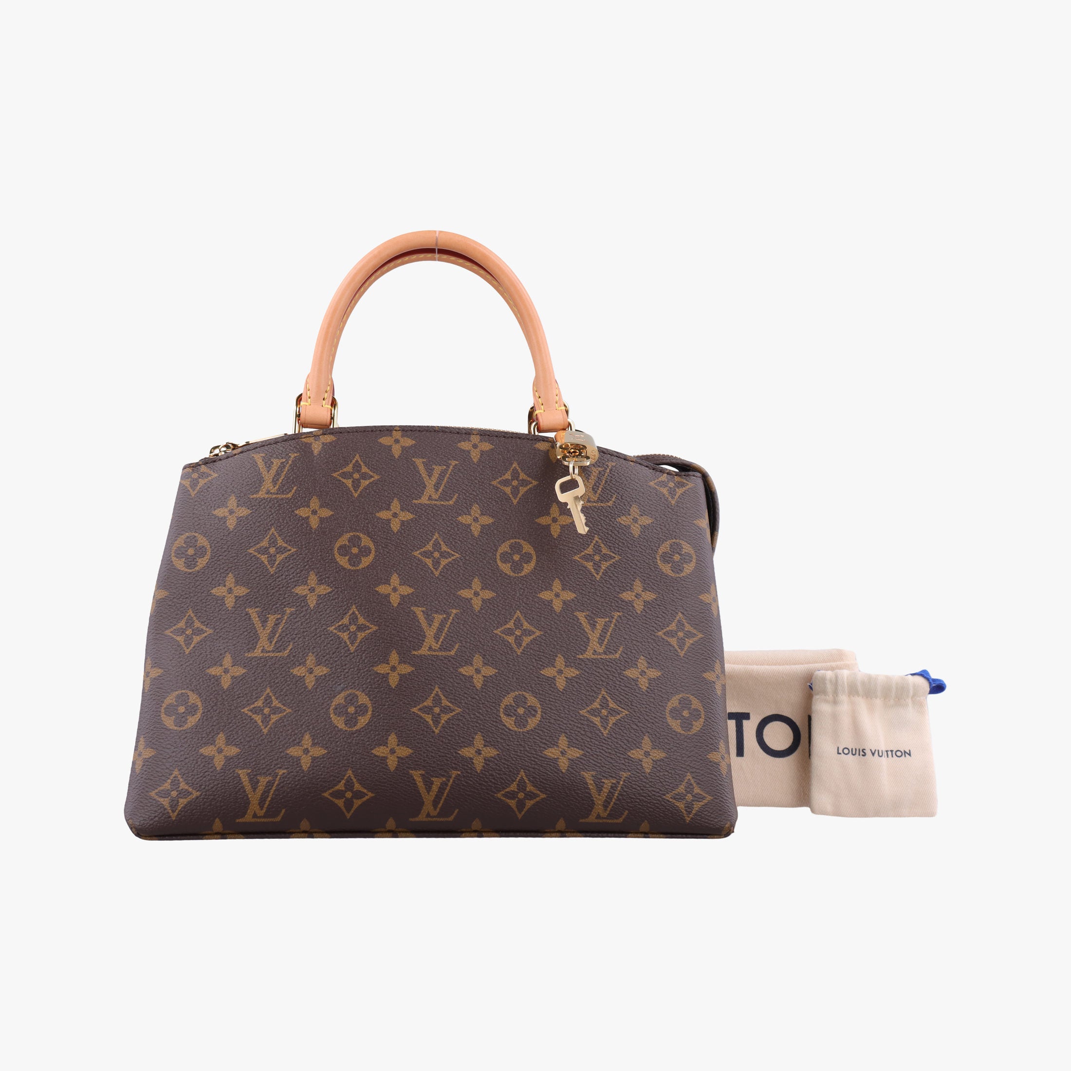 Pre-owned Louis Vuitton Petit Palais PM BROWN Monogram Canvas M45900 handbag | stylenewstar