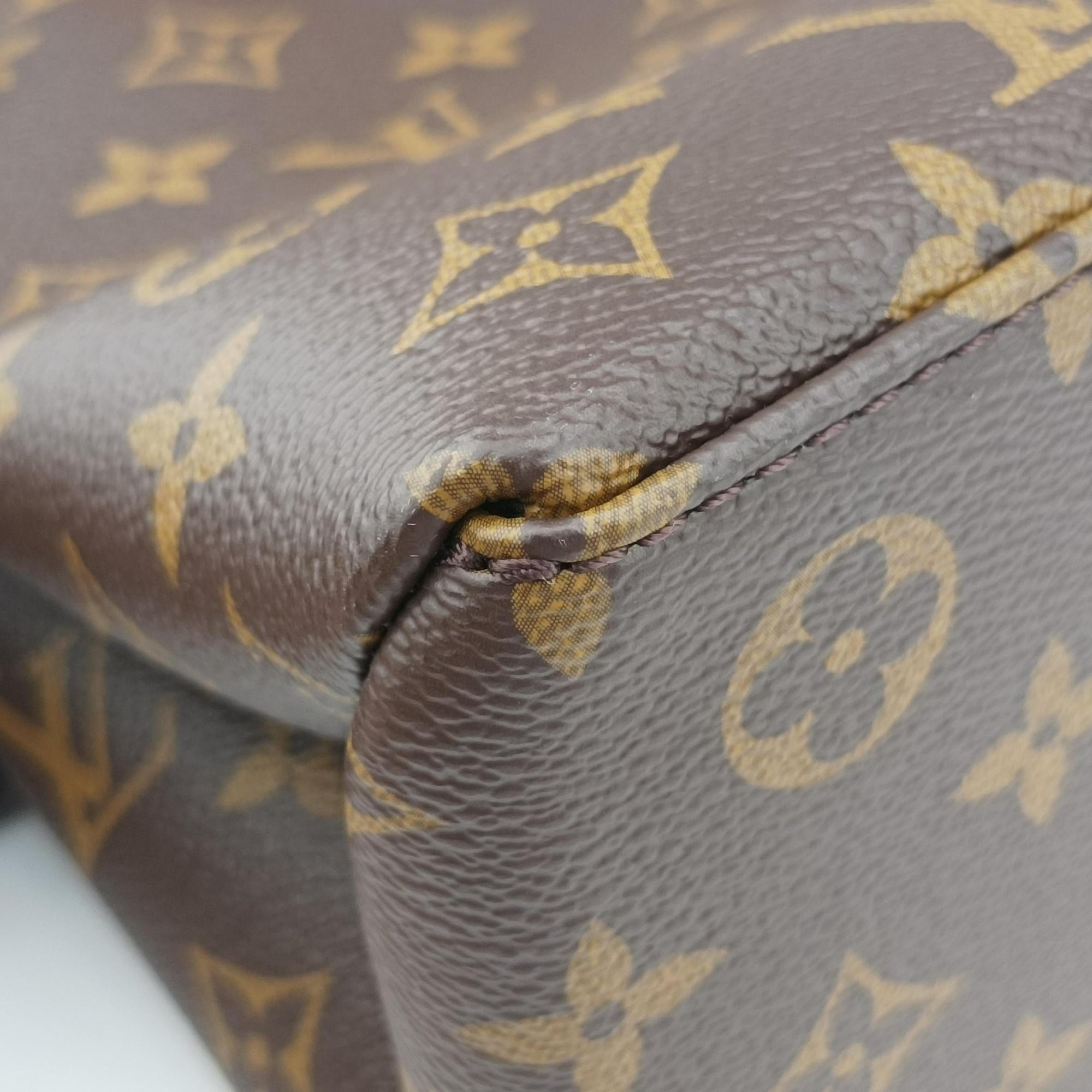 Pre-owned Louis Vuitton Petit Palais PM BROWN Monogram Canvas M45900 handbag | stylenewstar