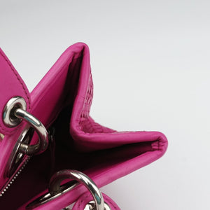 Vintage Christian Dior Soft Lady Dior Rose lambskin  handbag | stylenewstar