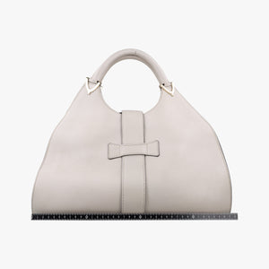 Pre-owned Gucci Stirrup White Leather 277514 handbag | stylenewstar