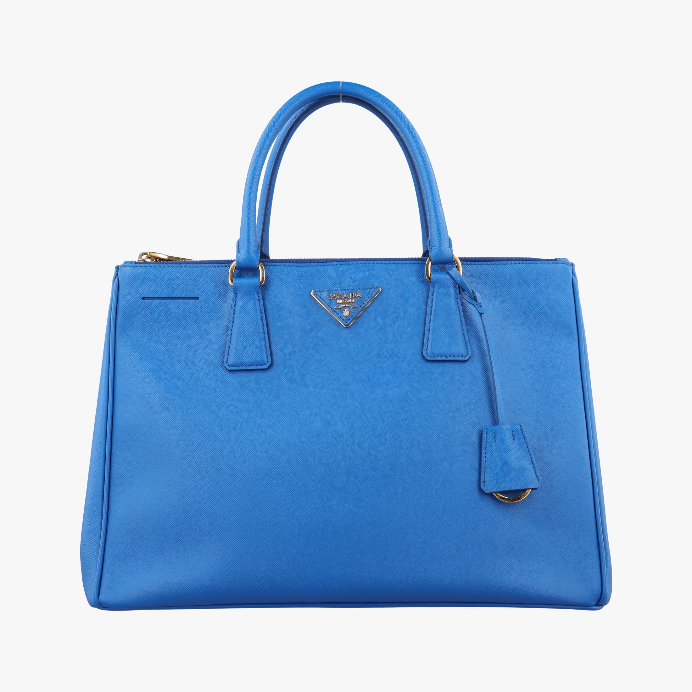 Vintage Prada Galleria Blue SAFFIANO Leather BN1801 handbag | stylenewstar