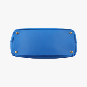 Vintage Prada Galleria Blue SAFFIANO Leather BN1801 handbag | stylenewstar