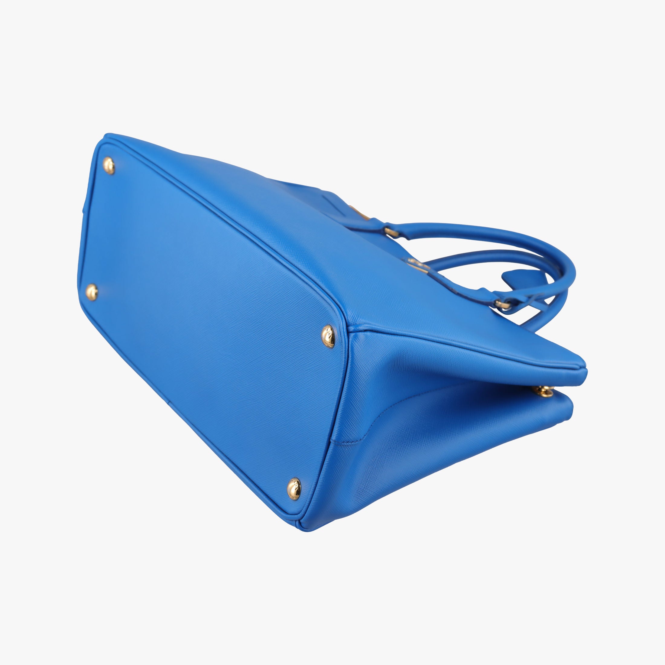 Vintage Prada Galleria Blue SAFFIANO Leather BN1801 handbag | stylenewstar
