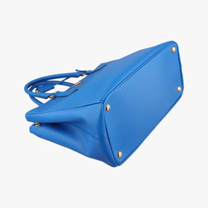 Vintage Prada Galleria Blue SAFFIANO Leather BN1801 handbag | stylenewstar
