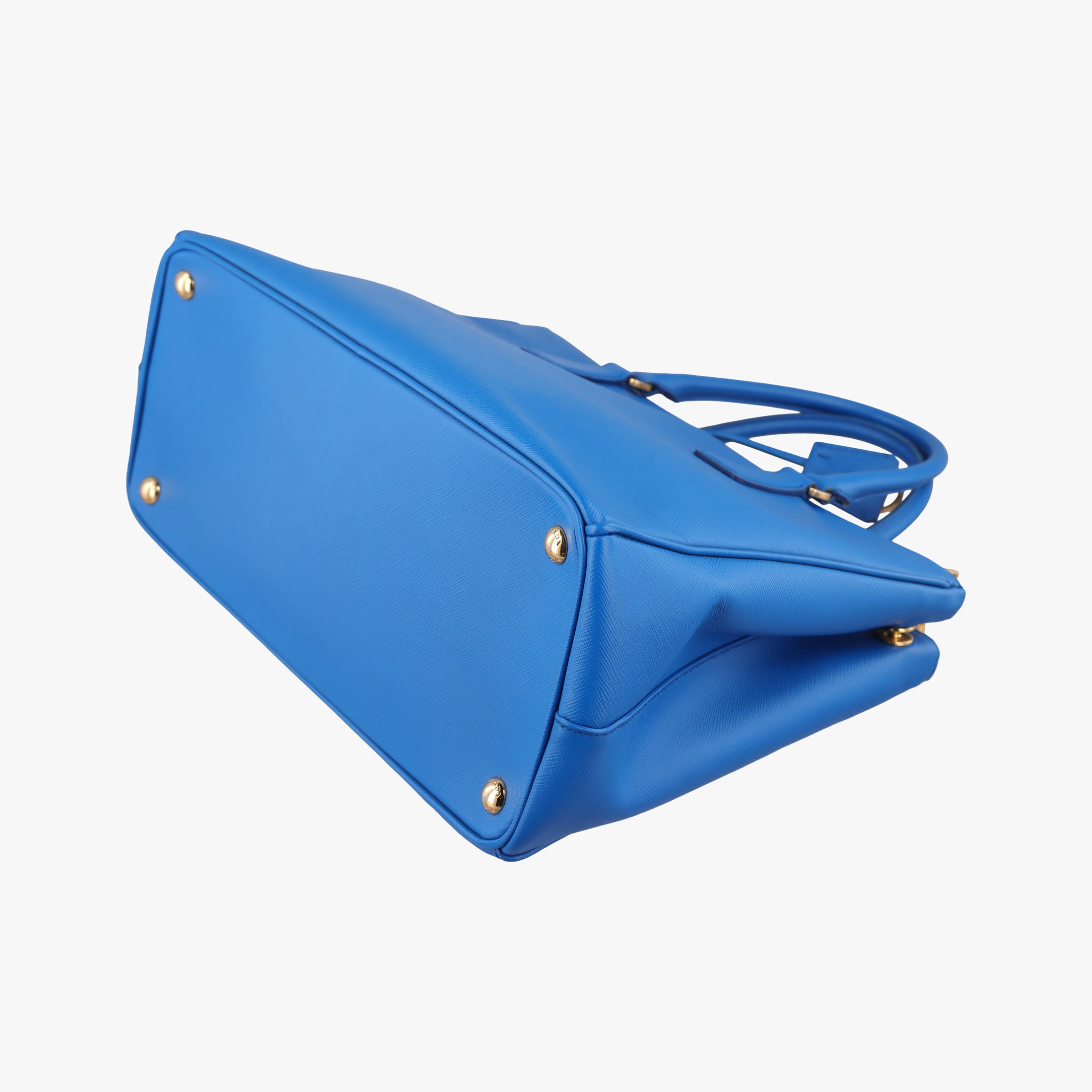 Vintage Prada Galleria Blue SAFFIANO Leather BN1801 handbag | stylenewstar