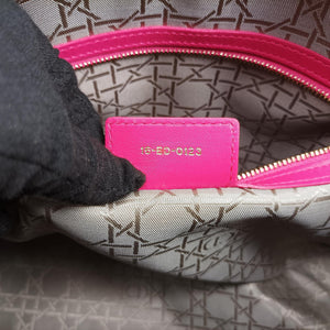 Pre-owned Christian Dior Lady Dior Rose lambskin  shoulderbag | stylenewstar