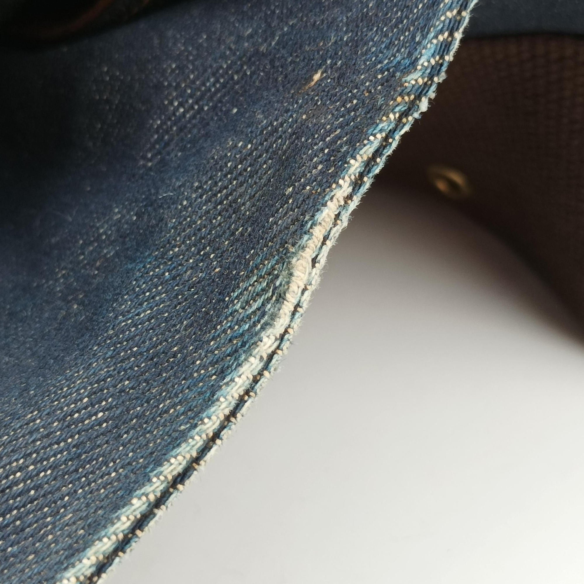 Pre-owned Christian Dior Street Chic Brown×blue canvasxleather  shoulderbag | stylenewstar