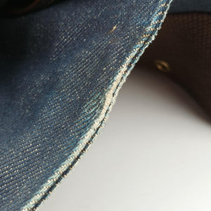 Pre-owned Christian Dior Street Chic Brown×blue canvasxleather  shoulderbag | stylenewstar