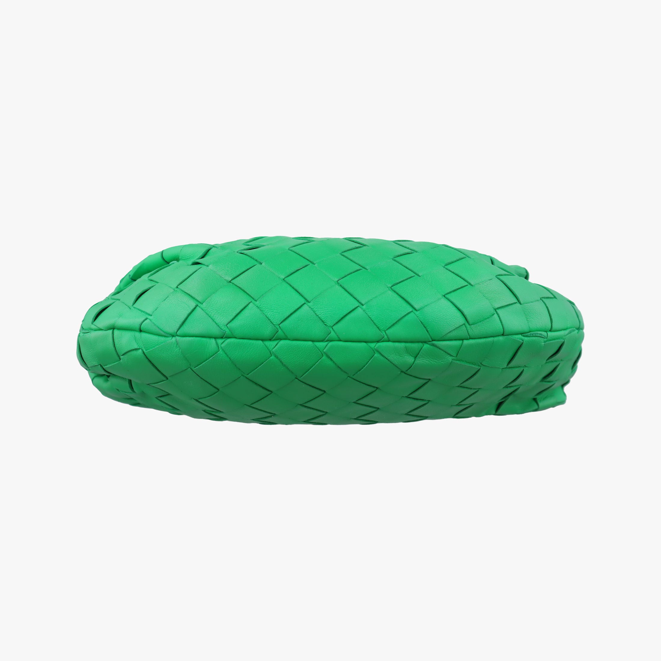 Pre-owned Bottega Veneta The Jodie Green lambskin  handbag | stylenewstar