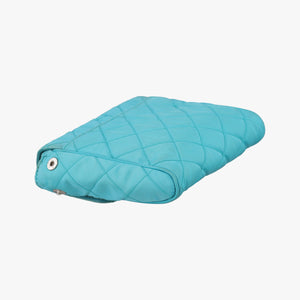 Pre-owned Prada Tessuto Nylon Quilted Impuntu Flap Blue nylon  shoulderbag | stylenewstar