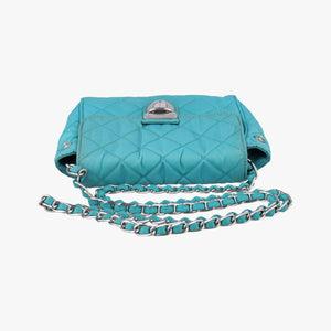 Pre-owned Prada Tessuto Nylon Quilted Impuntu Flap Blue nylon  shoulderbag | stylenewstar