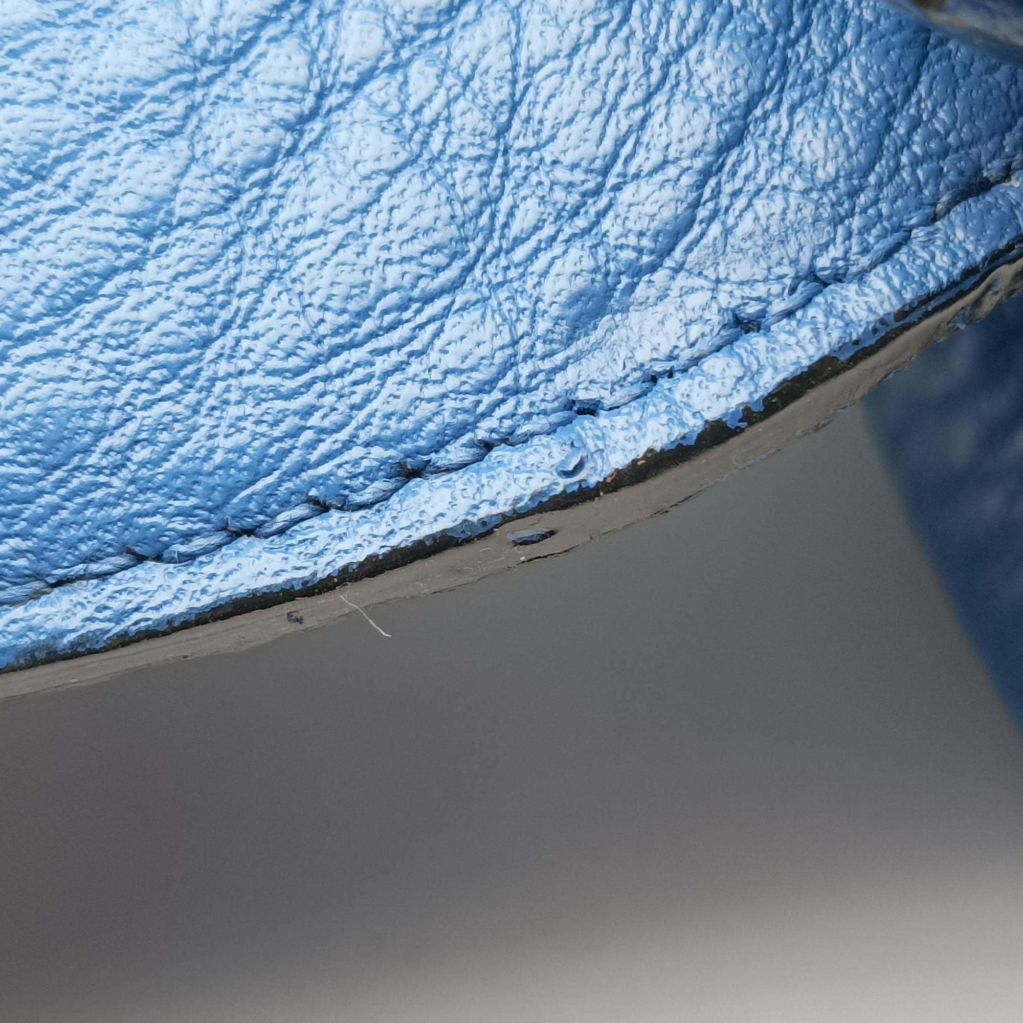 Pre-owned Prada Vitello Daino Sound Flap Top Handle Blue Leather BR5034 shoulderbag | stylenewstar