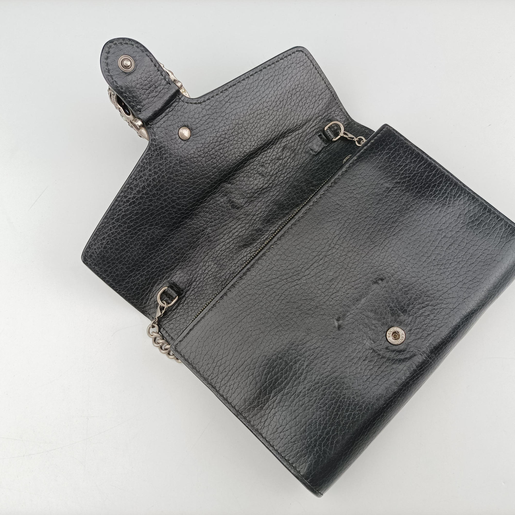 Vintage Gucci Dionysus Black Leather 401231 shoulderbag | stylenewstar