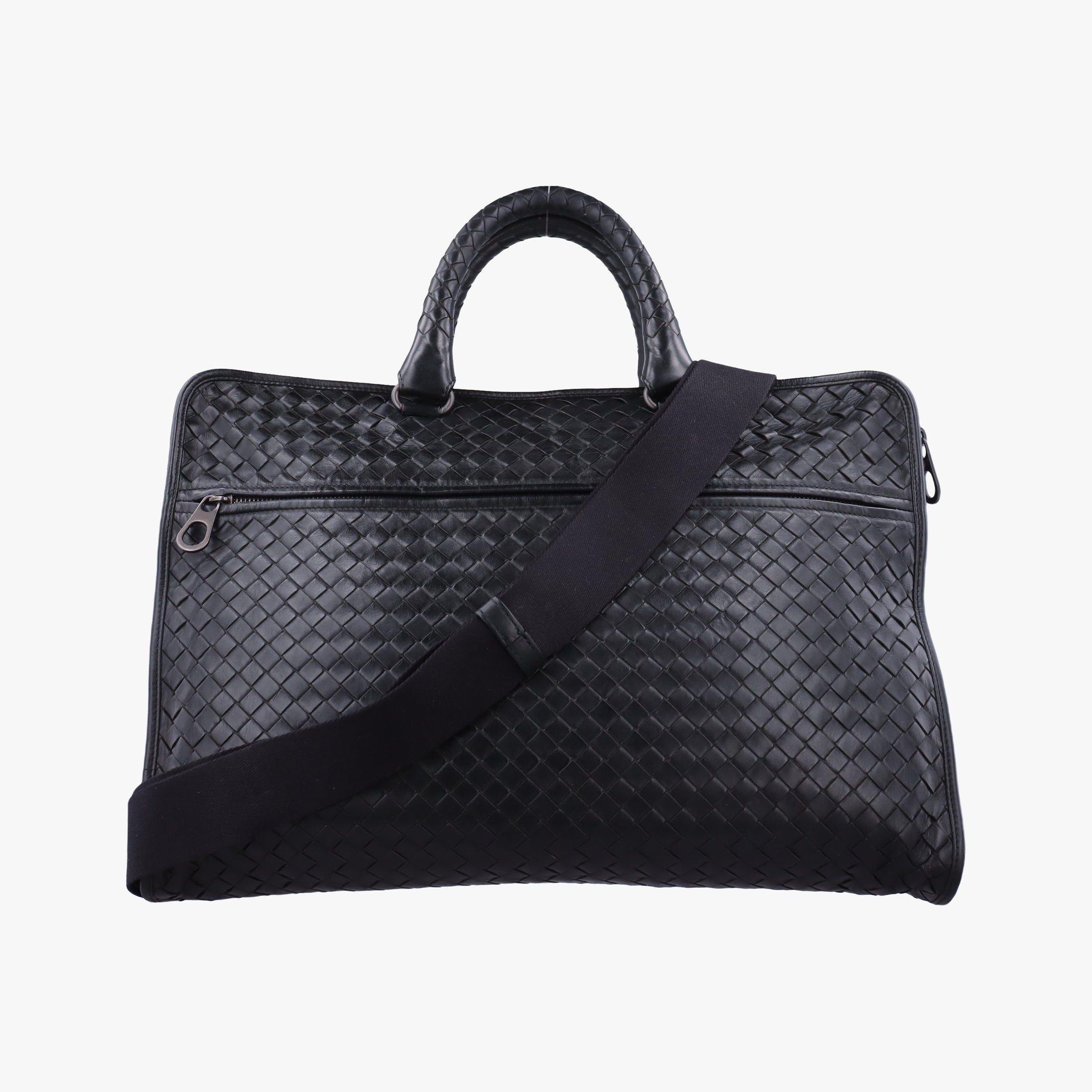 Secondhand Bottega Veneta Intrecciato Black lambskin  shoulderbag | stylenewstar