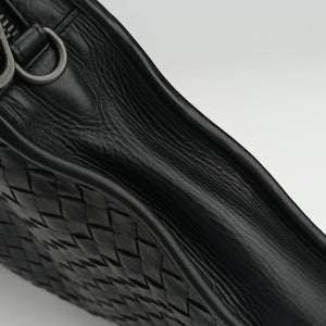 Secondhand Bottega Veneta Intrecciato Black lambskin  shoulderbag | stylenewstar