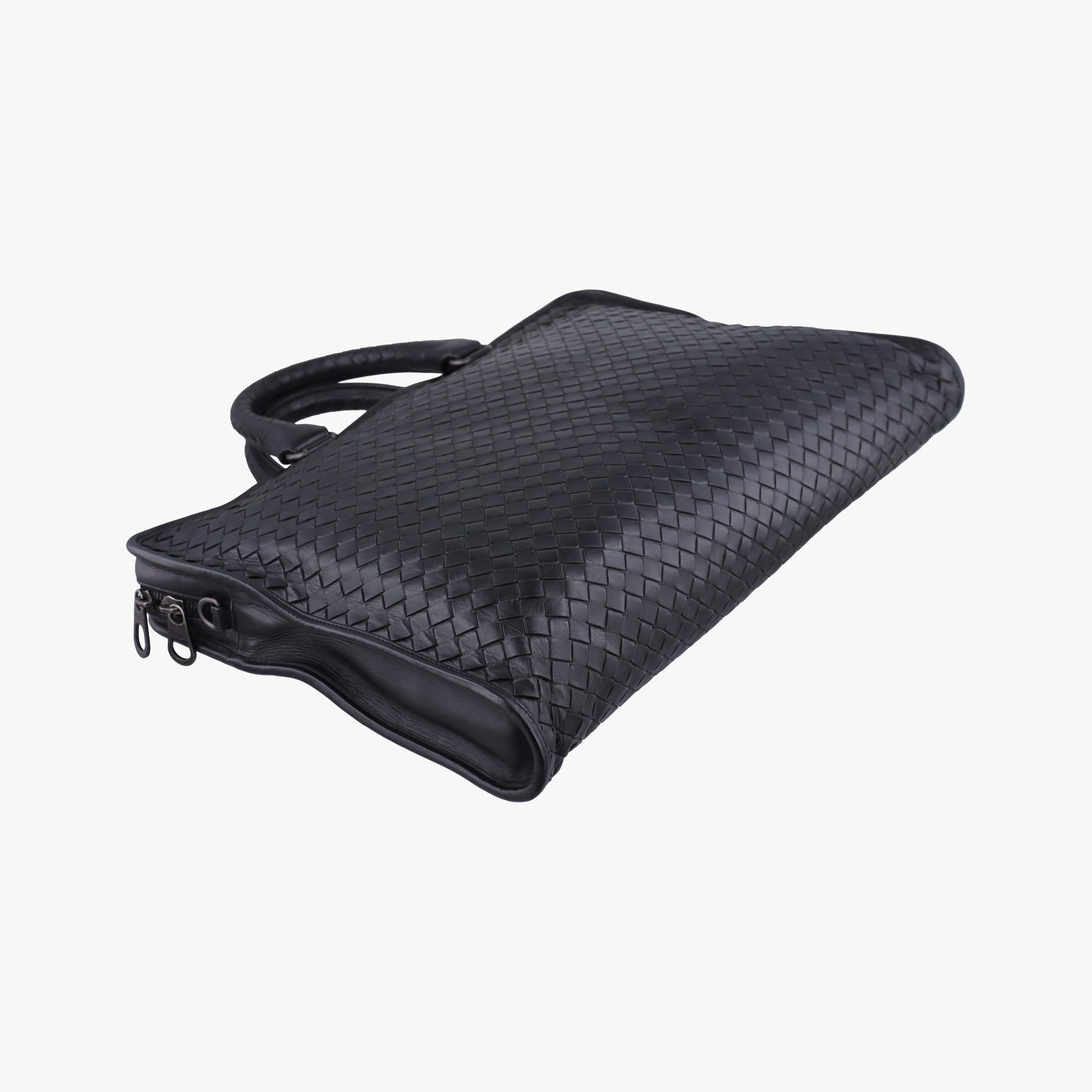 Secondhand Bottega Veneta Intrecciato Black lambskin  shoulderbag | stylenewstar