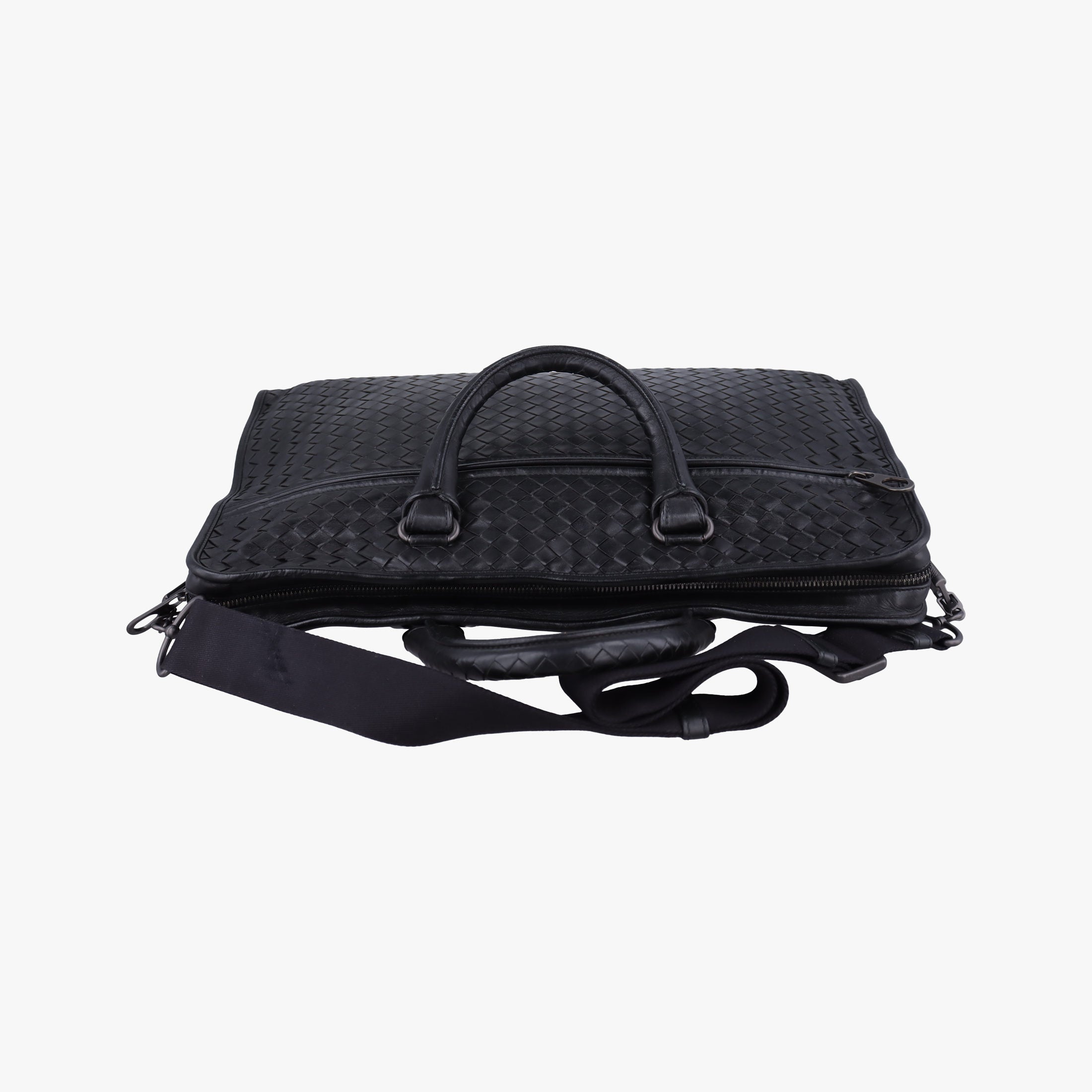 Secondhand Bottega Veneta Intrecciato Black lambskin  shoulderbag | stylenewstar