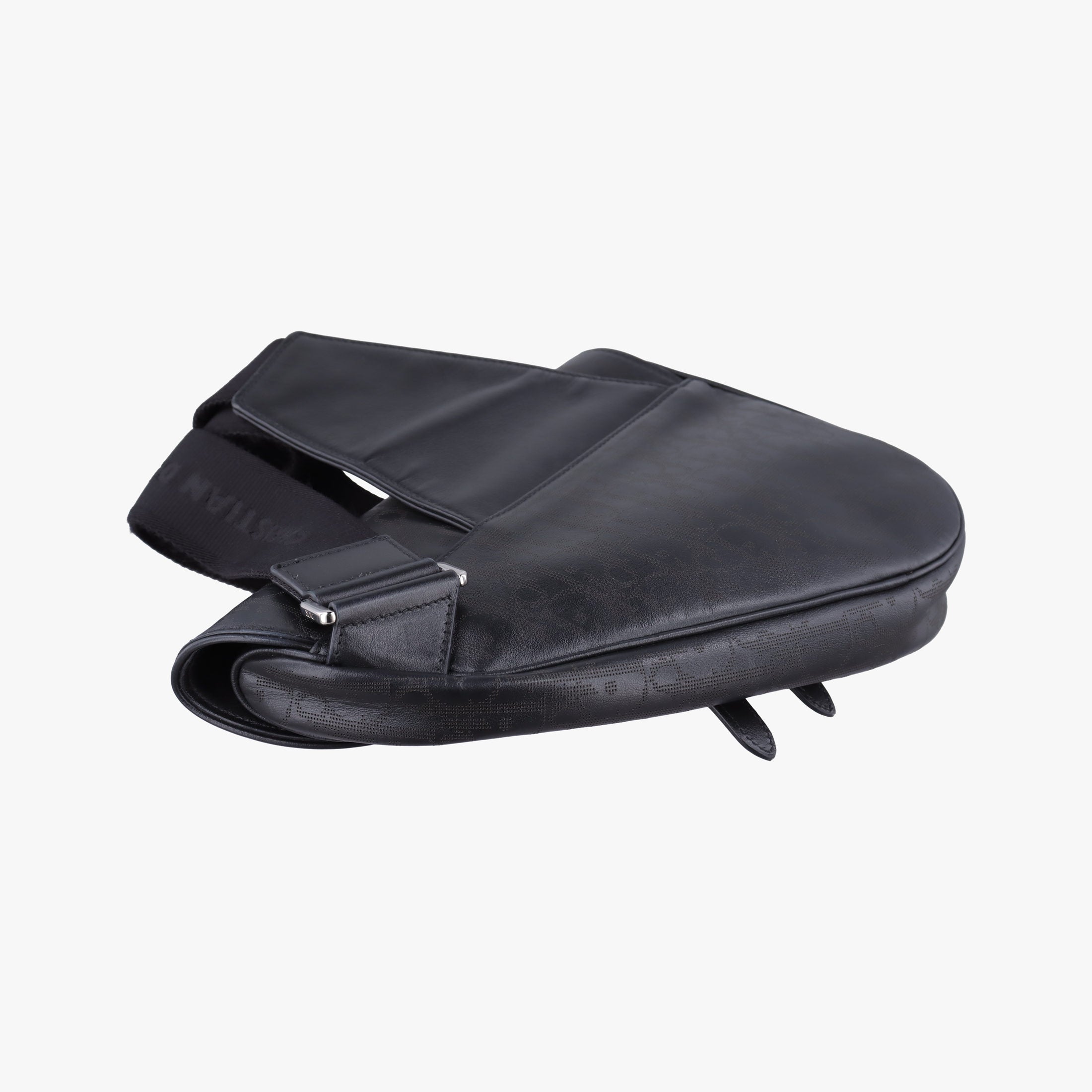 Secondhand Christian Dior Saddle Black leather  bum bag/waist bag | stylenewstar