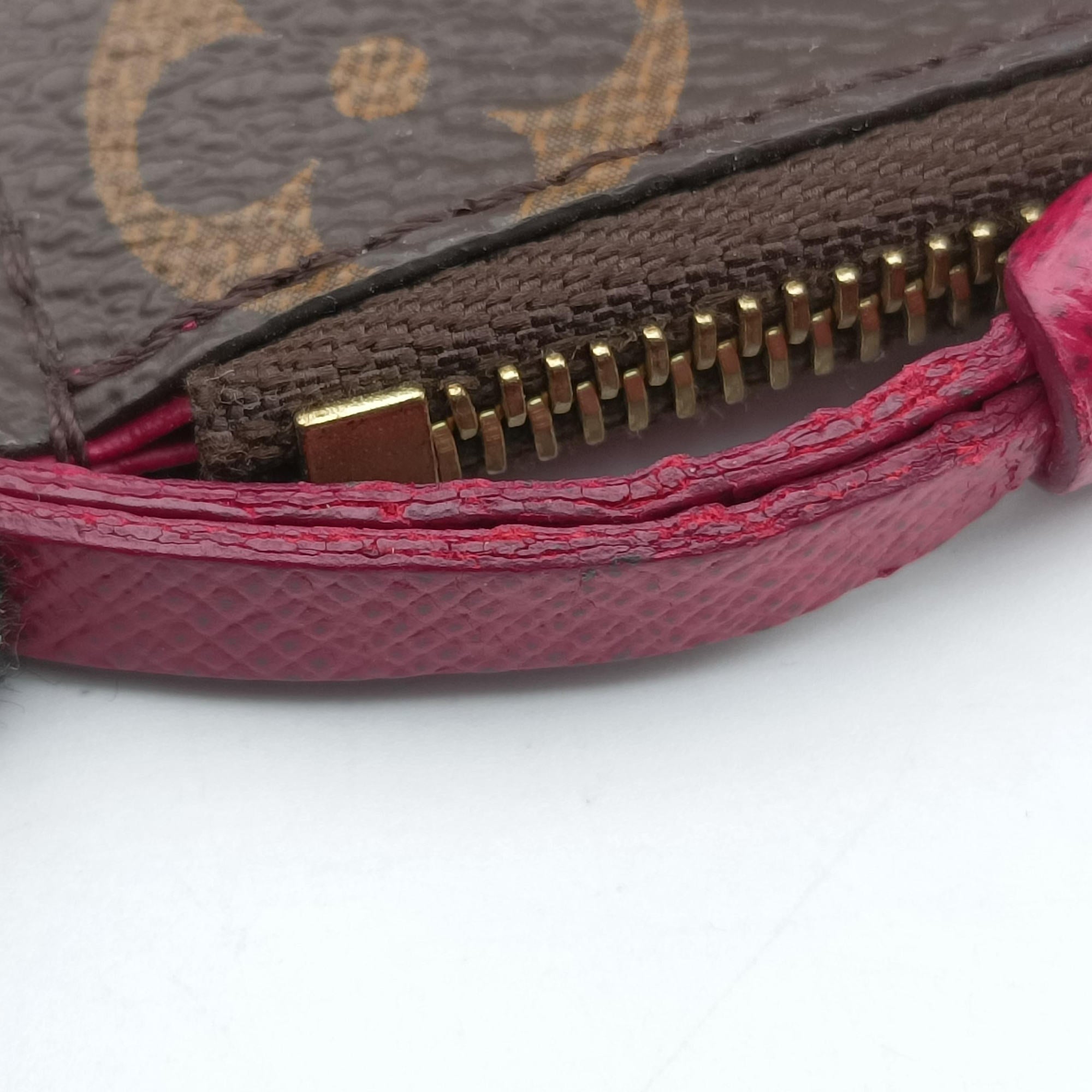 Pre-owned Louis Vuitton Pochette Felicie Brown Monogram Canvas M61276 shoulderbag | stylenewstar